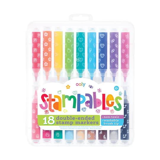 Stampables 18-Color Double-Ended Stamp Marker Set